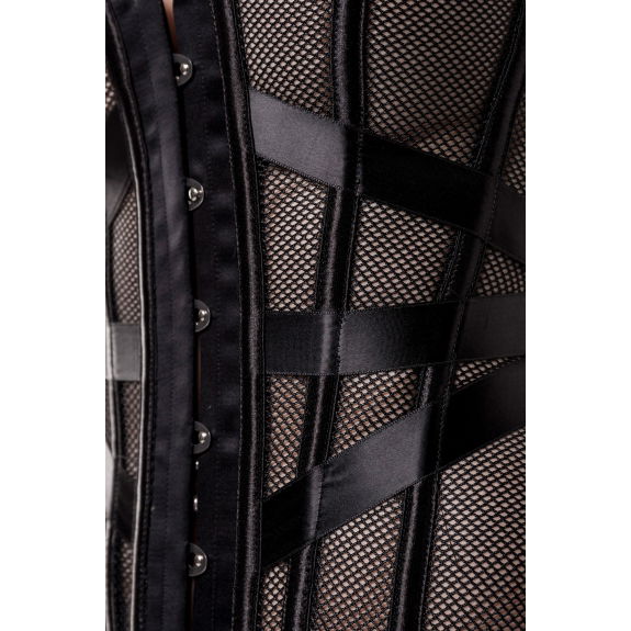 3-delige corsetset gestreept