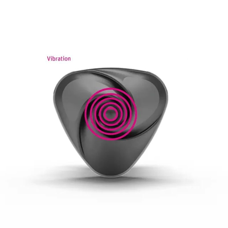 Mystim - Hearts Desire eStim Lay-On Vibrator Zwart - afbeelding 6