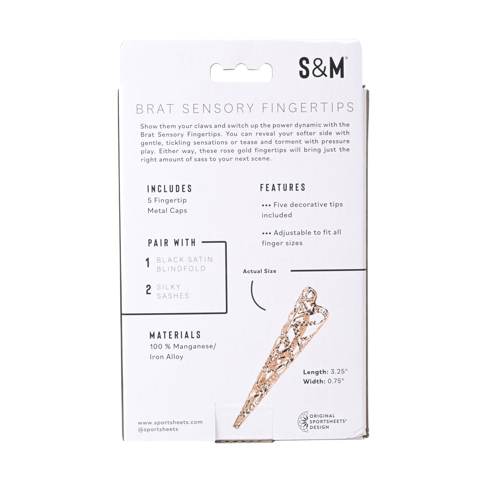 Sportsheets - Sex & Mischief Brat Sensory Fingertips - afbeelding 3