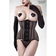 3-delige corset set gestreept