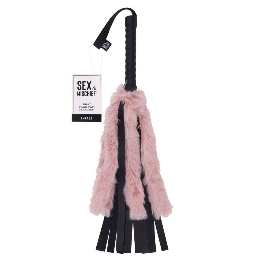 Sportsheets - Sex & Mischief Brat Faux Fur Flogger - afbeelding 3