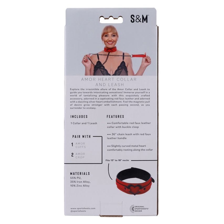 Sportsheets - Sex & Mischief Amor Collar and Leash - afbeelding 4