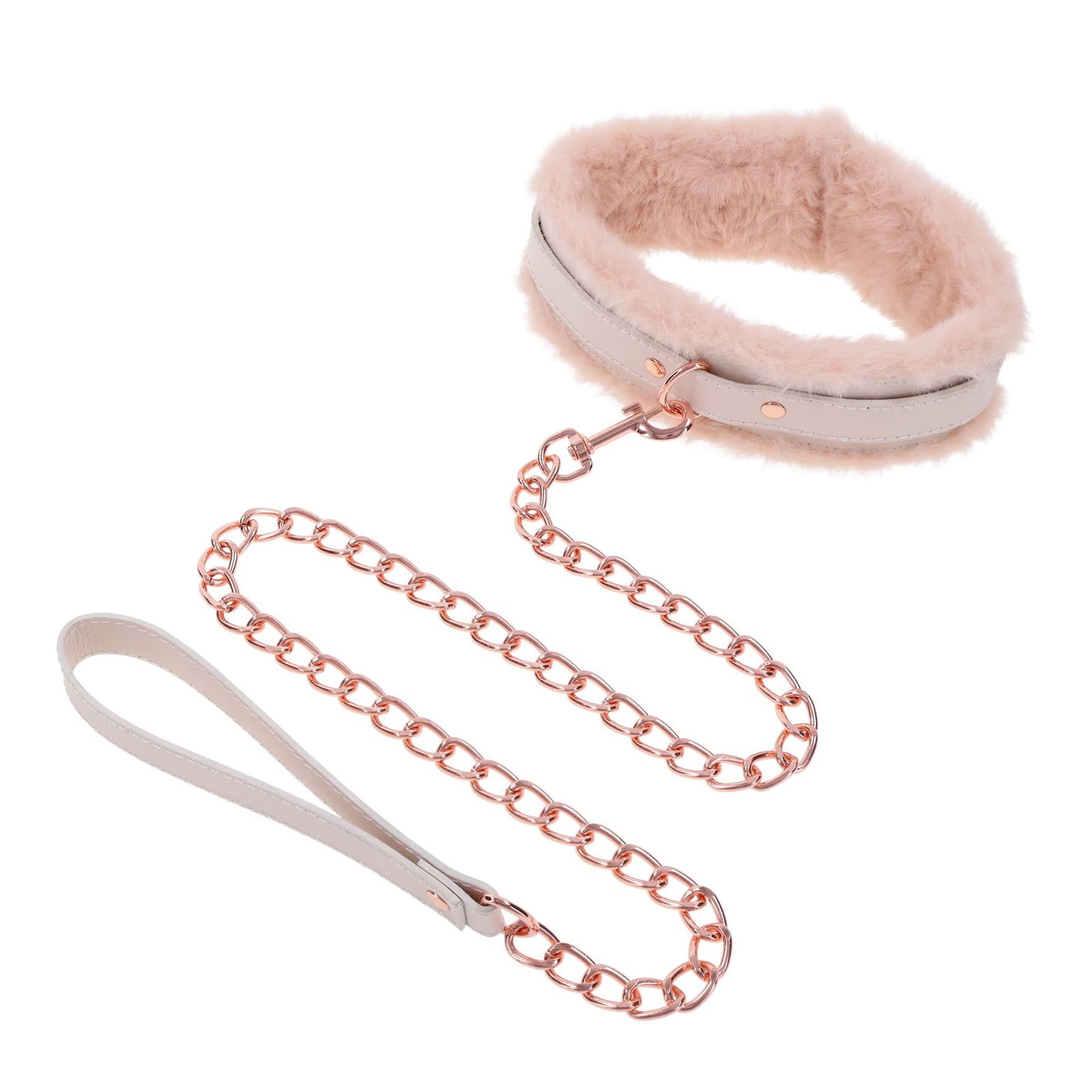 Sportsheets – S&M Peaches ‘n CreaMe Bont Halsband & Lijn - afbeelding 4