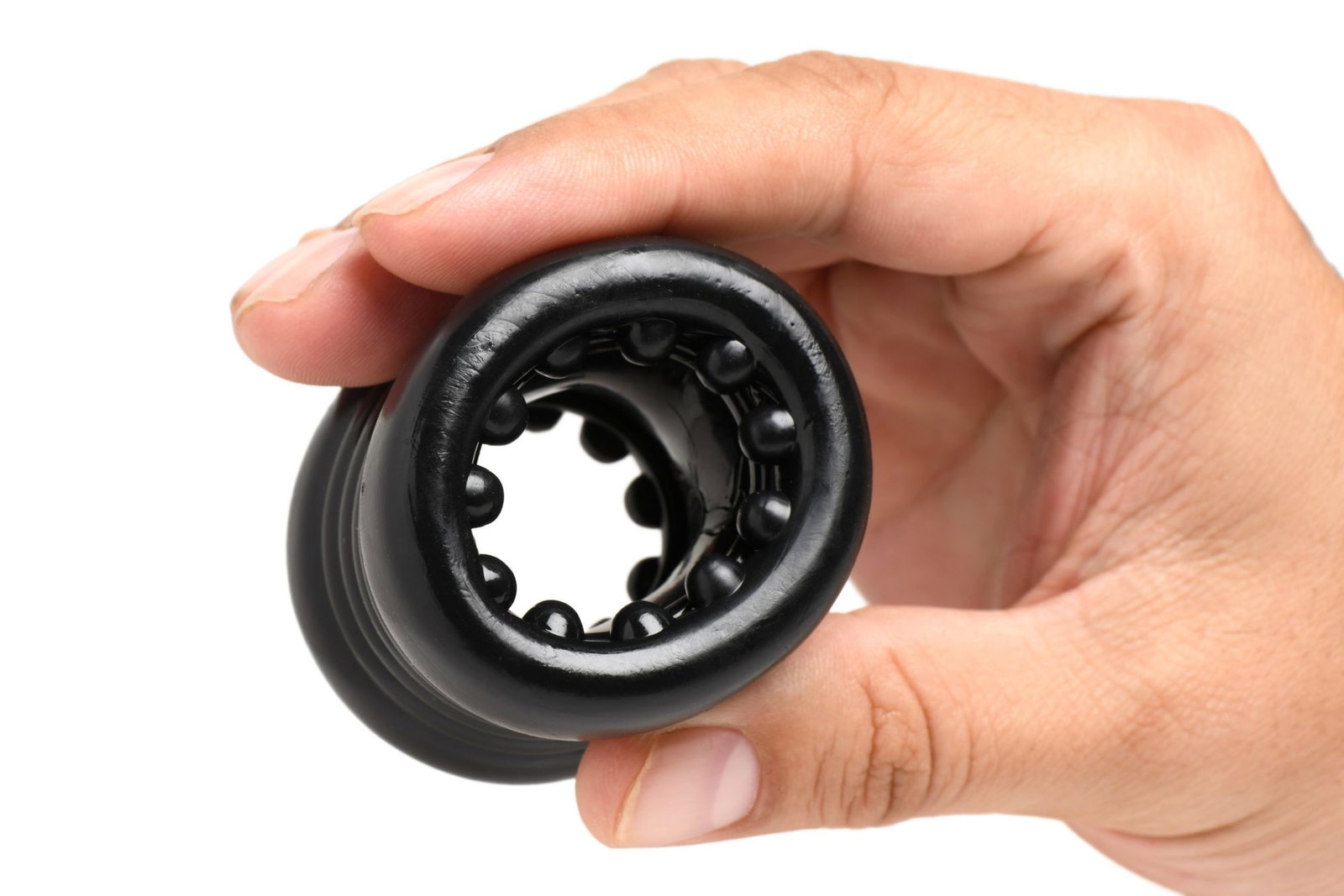 XR Brands - Ball Stack Ball Stretcher - Zwart - afbeelding 6