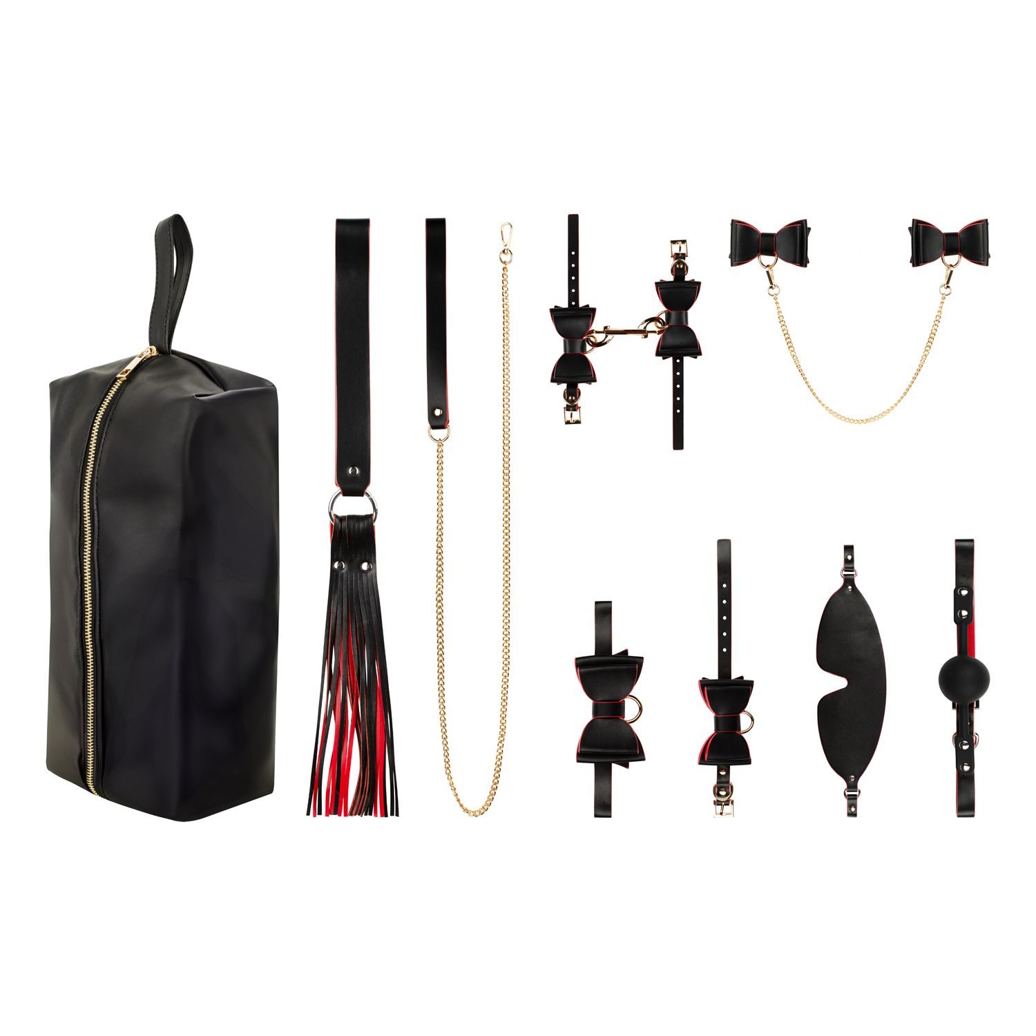Bedroom Fantasies - Crimson & Ebony - 8-delige Luxe Set - afbeelding 3