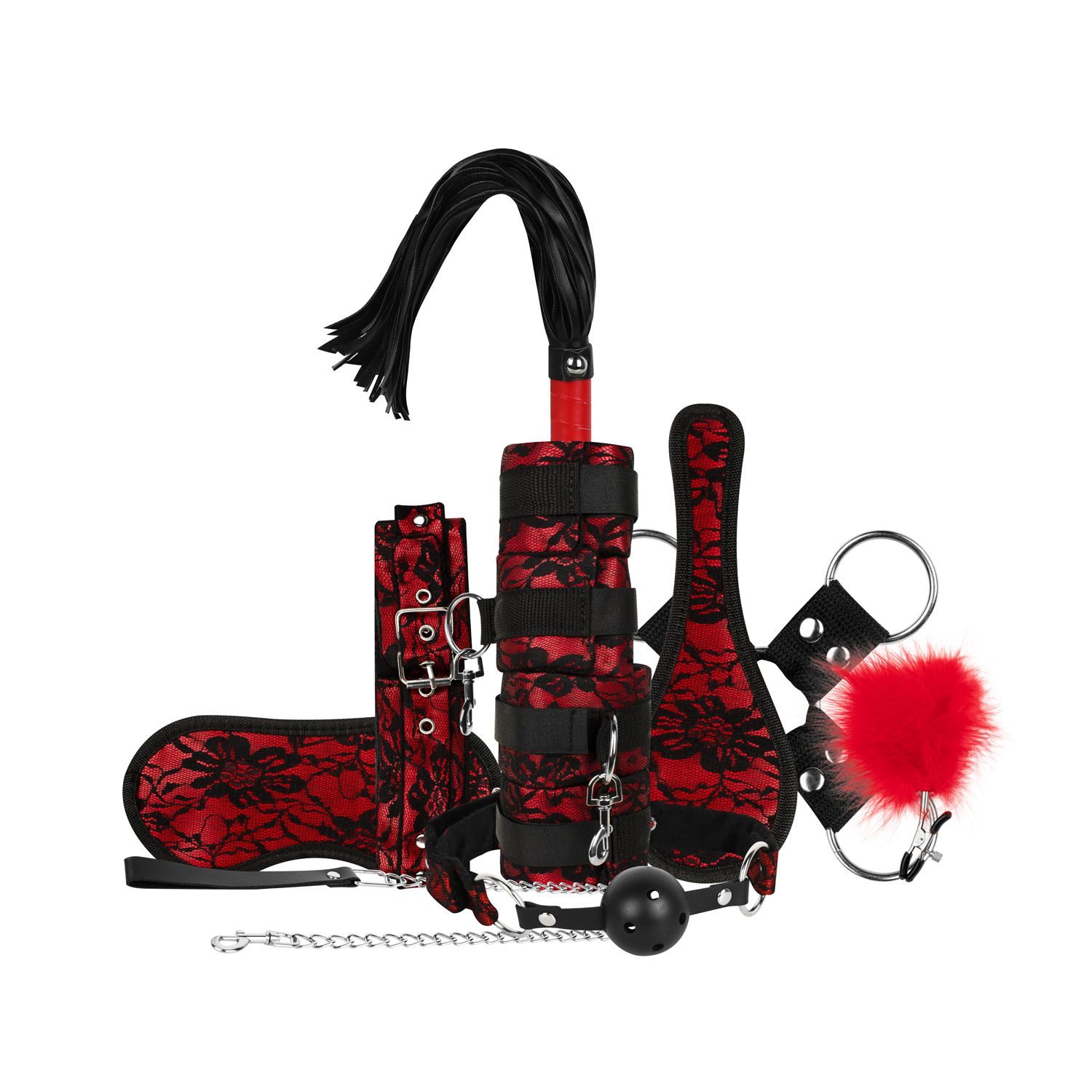 Bedroom Fantasies - Lace & Leather Look - 8-delige Bonda