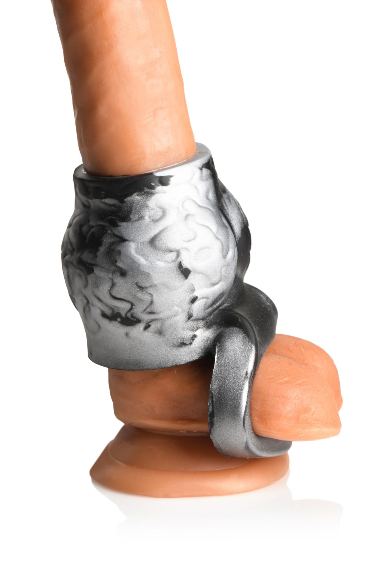 XR Brands - Night Prowler Ballstretcher - Grijs (93949) - afbeelding 6