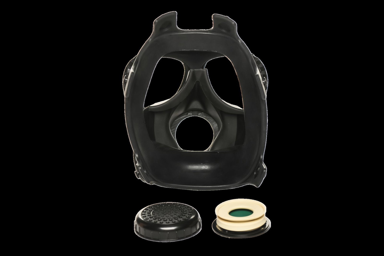 XR Brands - Inhaler Gas Masker Met Fles - Zwart & Wit - afbeelding 9
