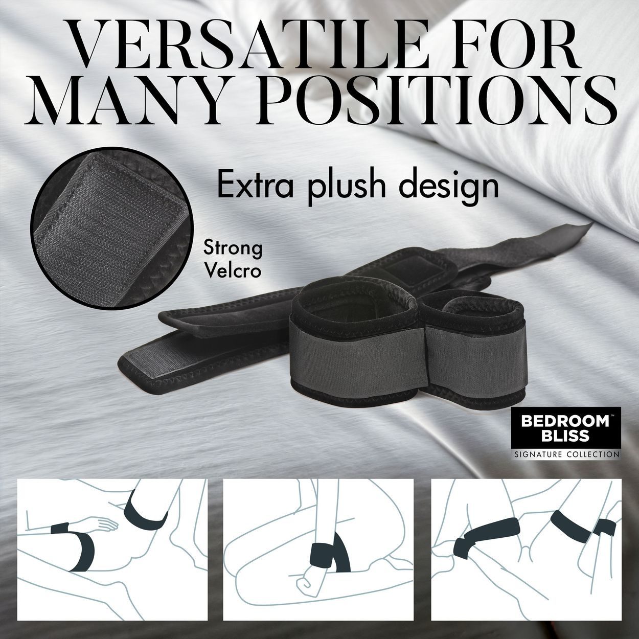 XR Brands - Pols- en Enkelboeien - Zwart - afbeelding 5