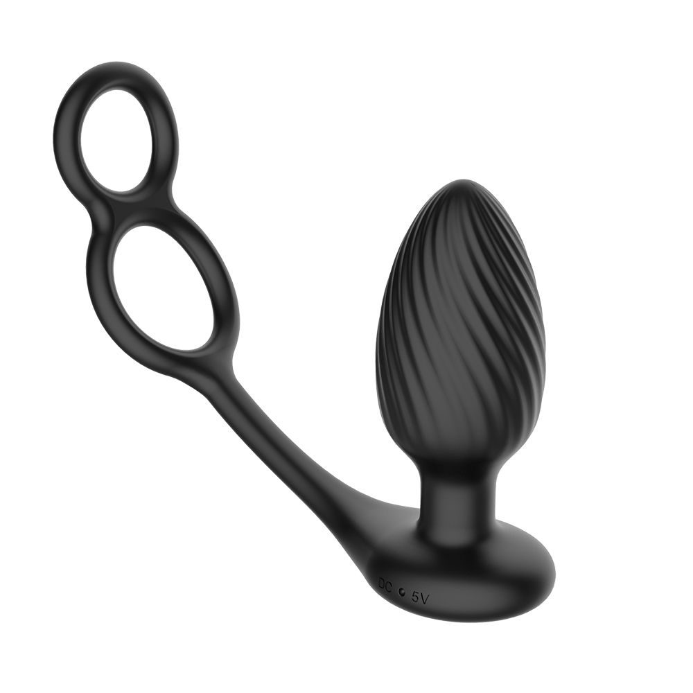 Nexus - Tornado Roterende Anaal Plug met Cock & Ball Rin