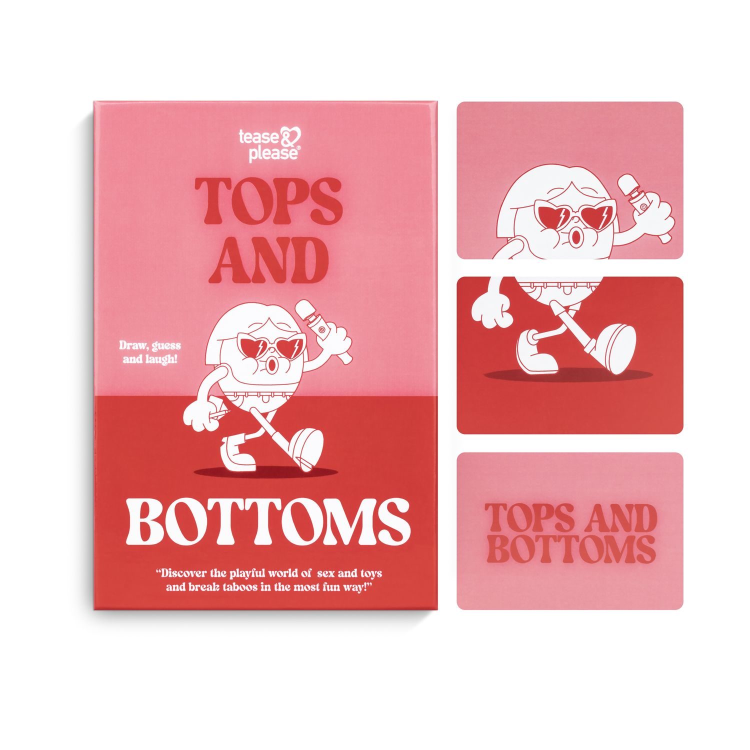 Tease & Please - Tops & Bottoms Partyspel - Multi - afbeelding 2