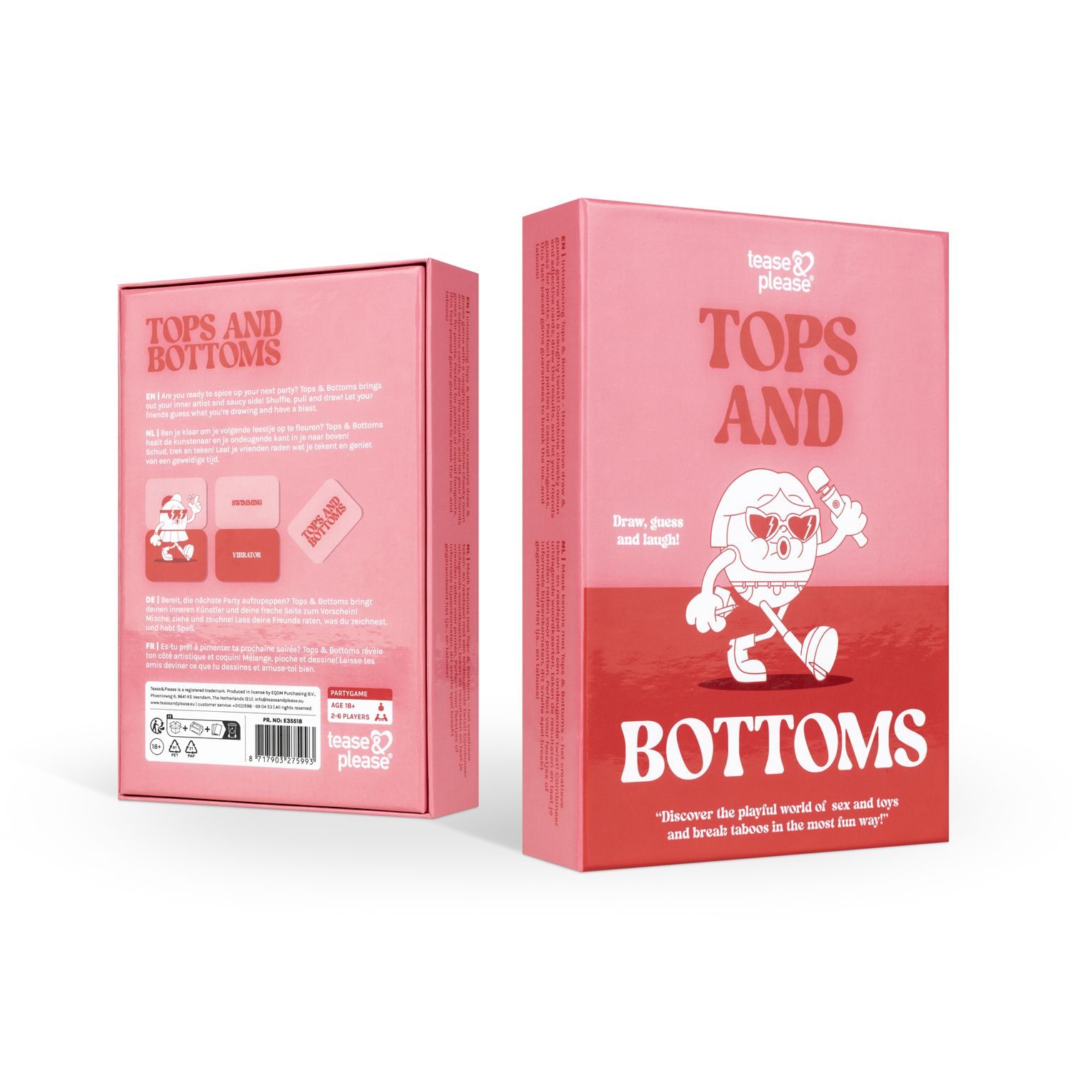 Tease & Please - Tops & Bottoms Partyspel - Multi - afbeelding 4