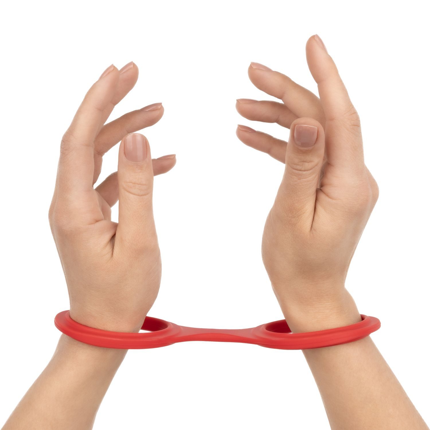 EasyToys - Flexibele siliconen handboeien - Rood - afbeelding 5