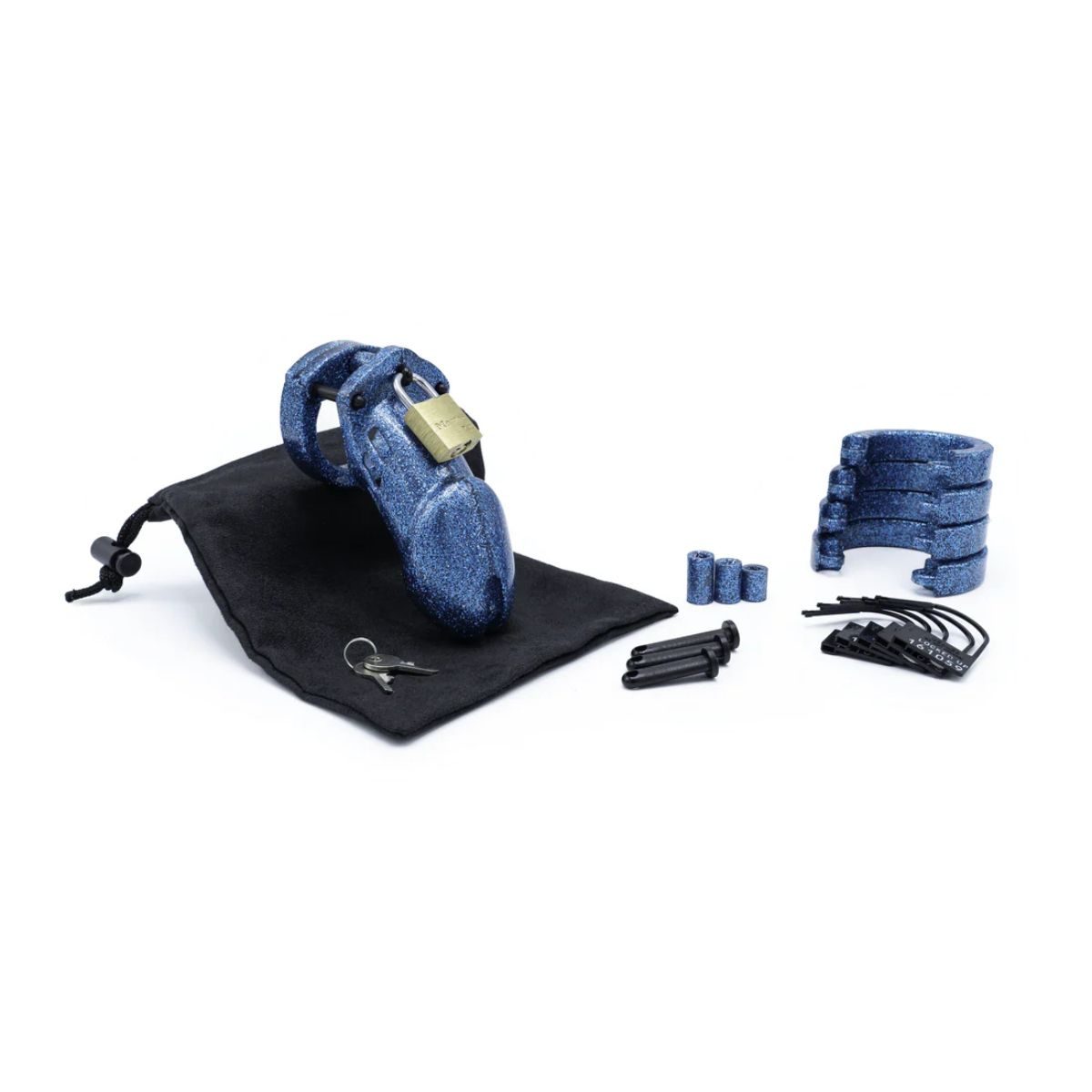 CB-X – CB-6000 Chastity Kit – Glitter Blauw - afbeelding 2