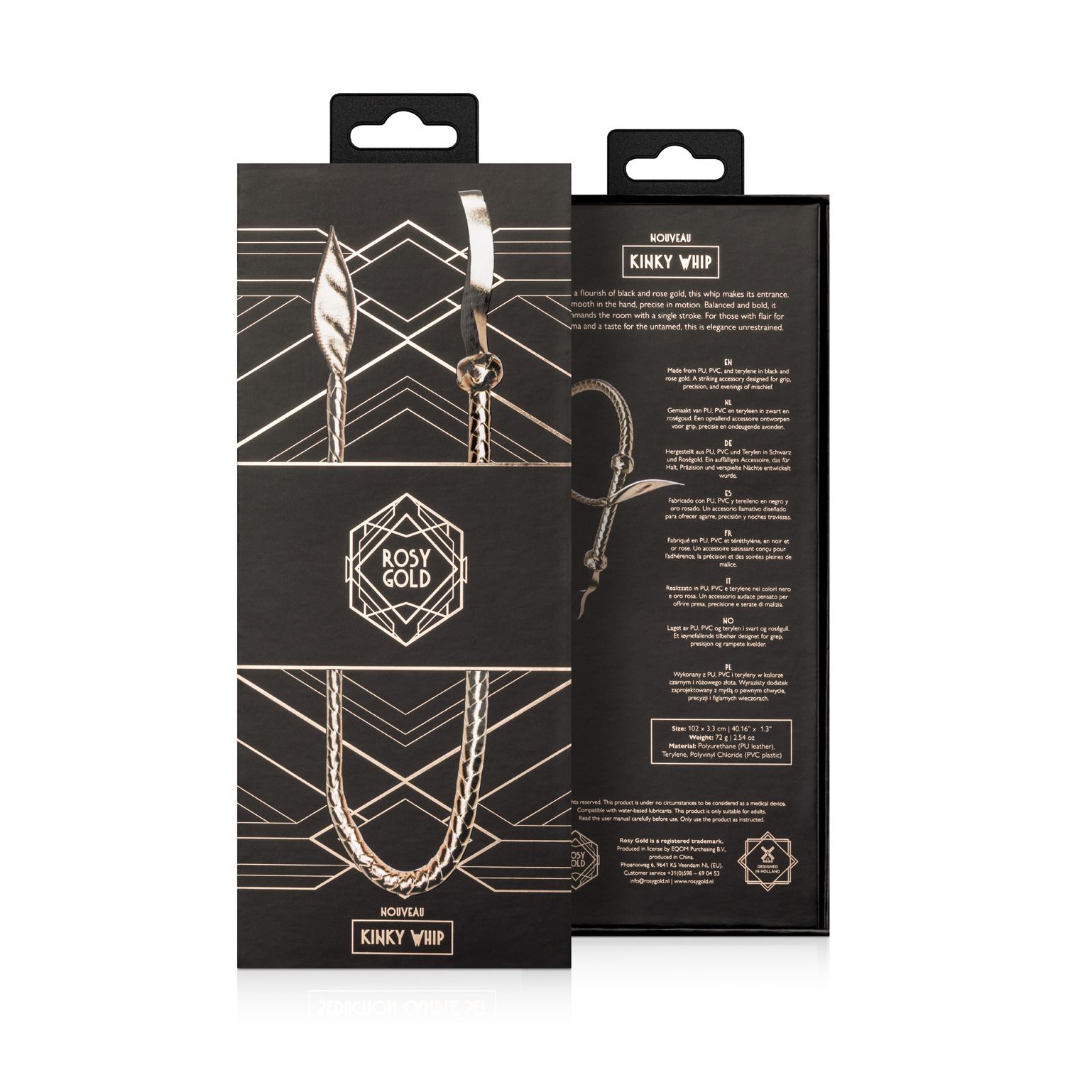 Rosy Gold - Bull Whip - Gevlochten - afbeelding 9