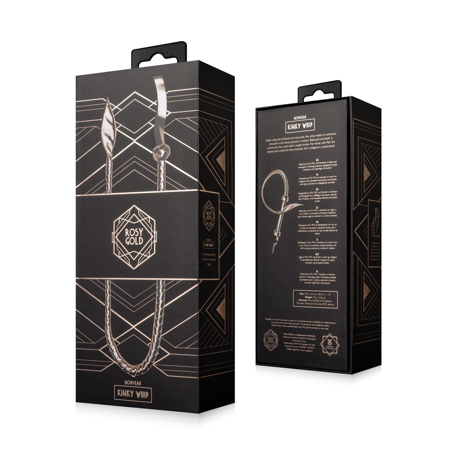 Rosy Gold - Bull Whip - Gevlochten - afbeelding 2