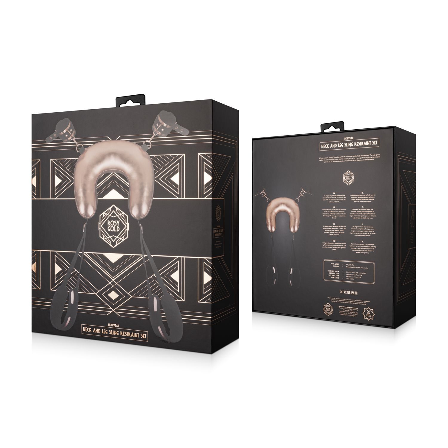 Rosy Gold - Sling Restraint Set - Roségoud - afbeelding 2