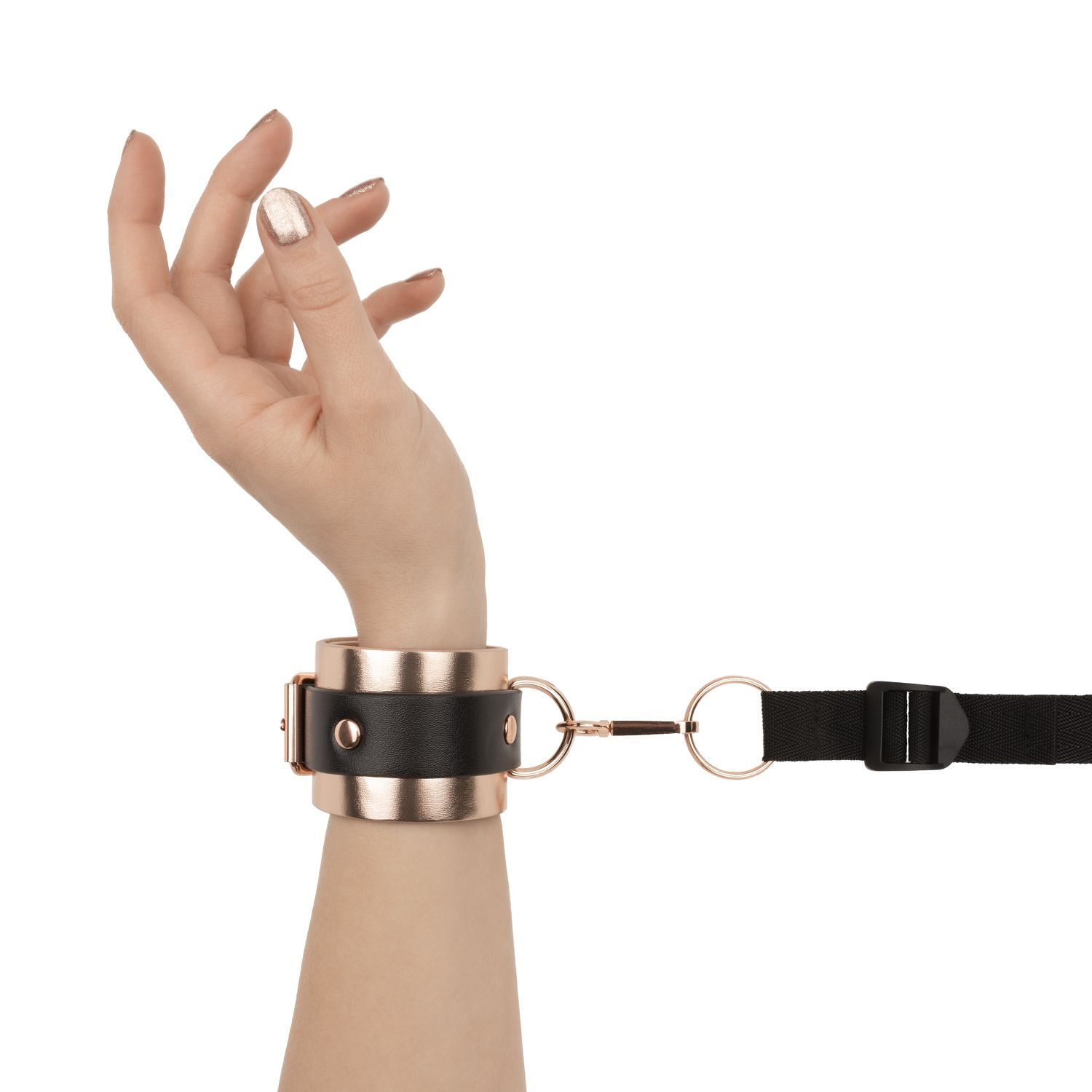 Rosy Gold - Under-Mattress Restraint Set - Zwart - afbeelding 10