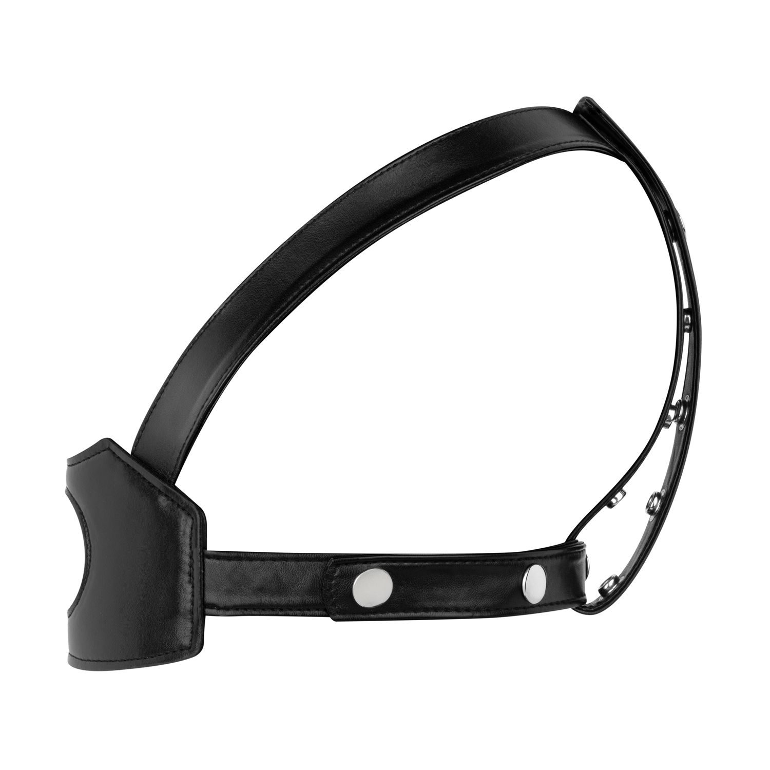 Bedroom Fantasies - Hoofd Harnas Strap-On - Zwart - afbeelding 2