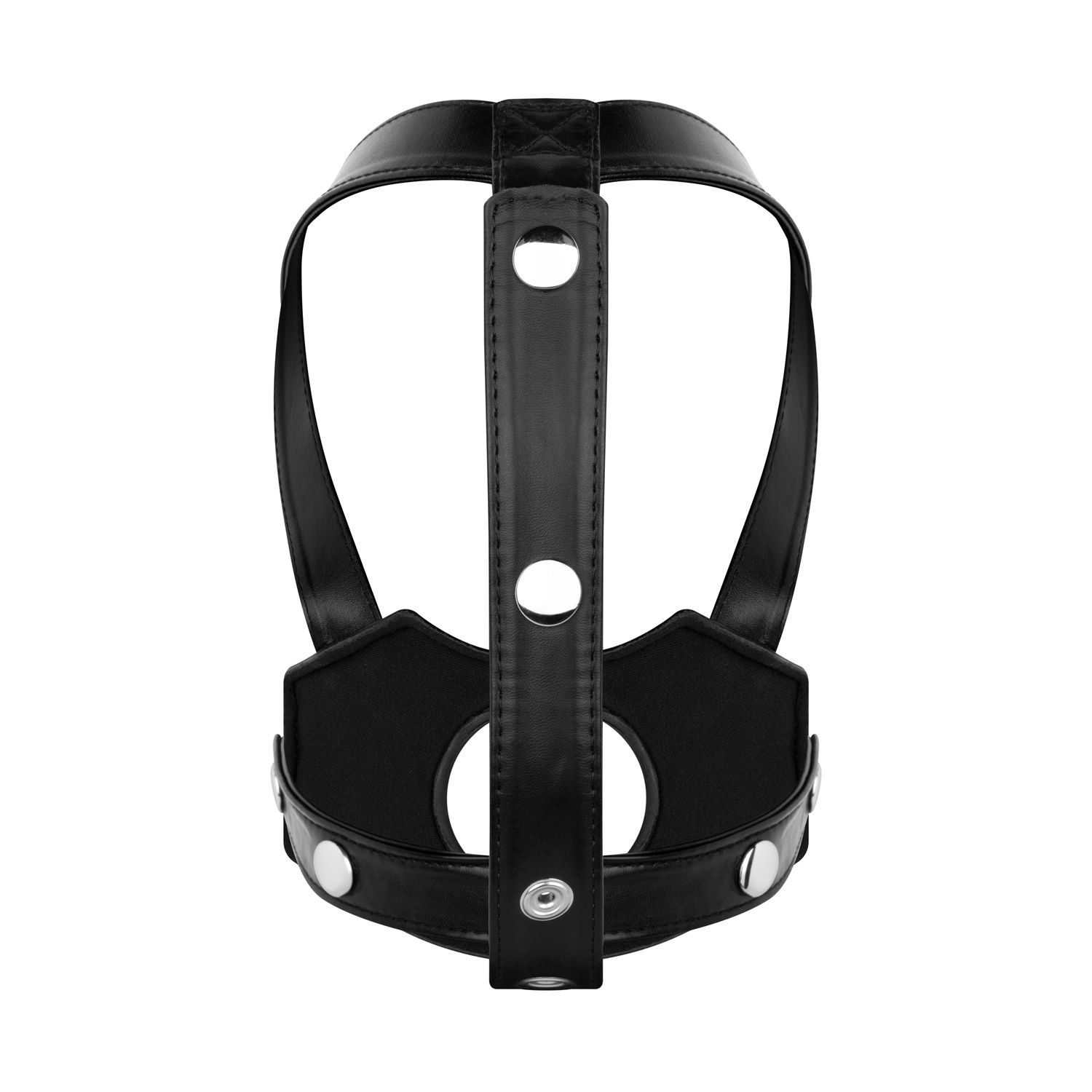 Bedroom Fantasies - Hoofd Harnas Strap-On - Zwart - afbeelding 4