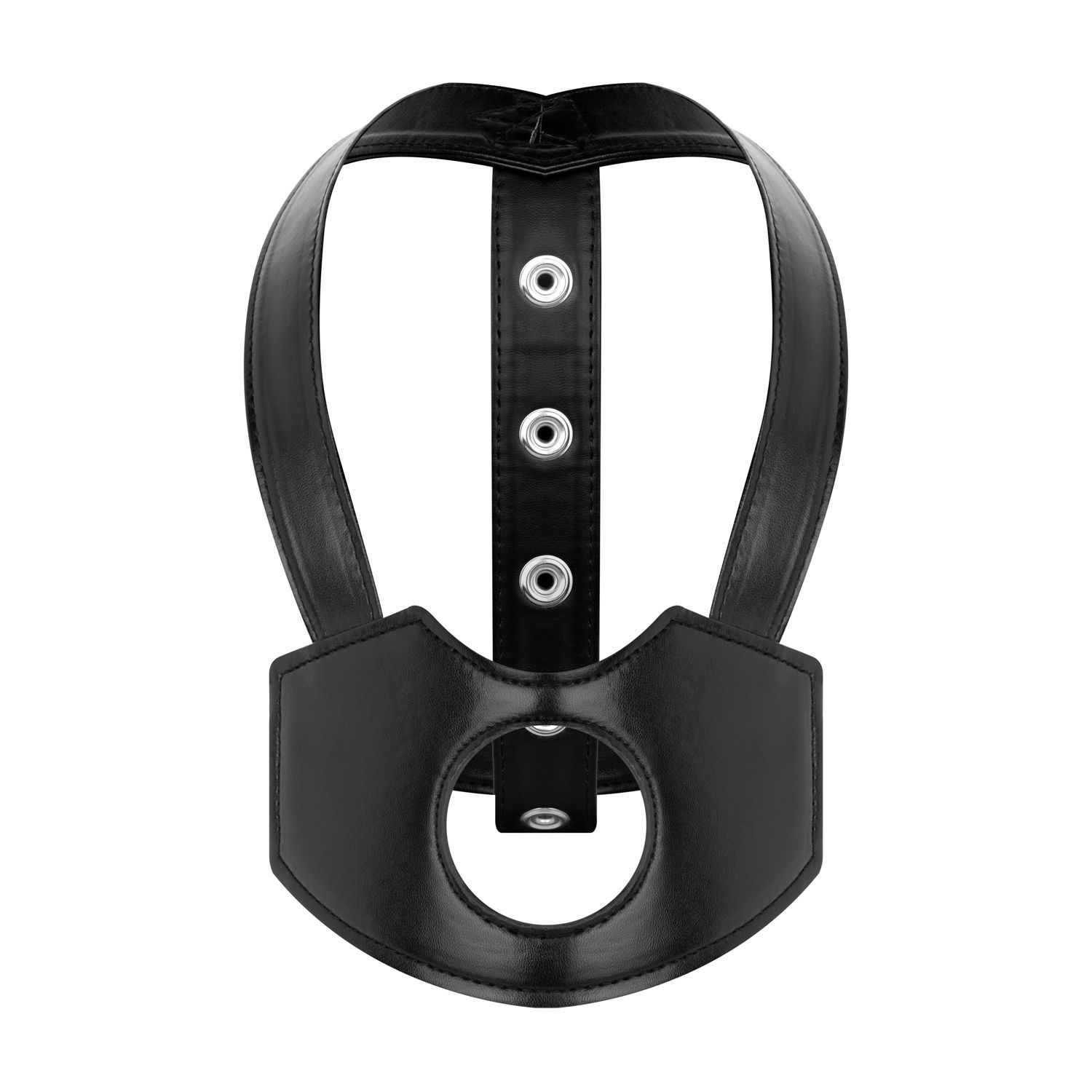 Bedroom Fantasies - Hoofd Harnas Strap-On - Zwart