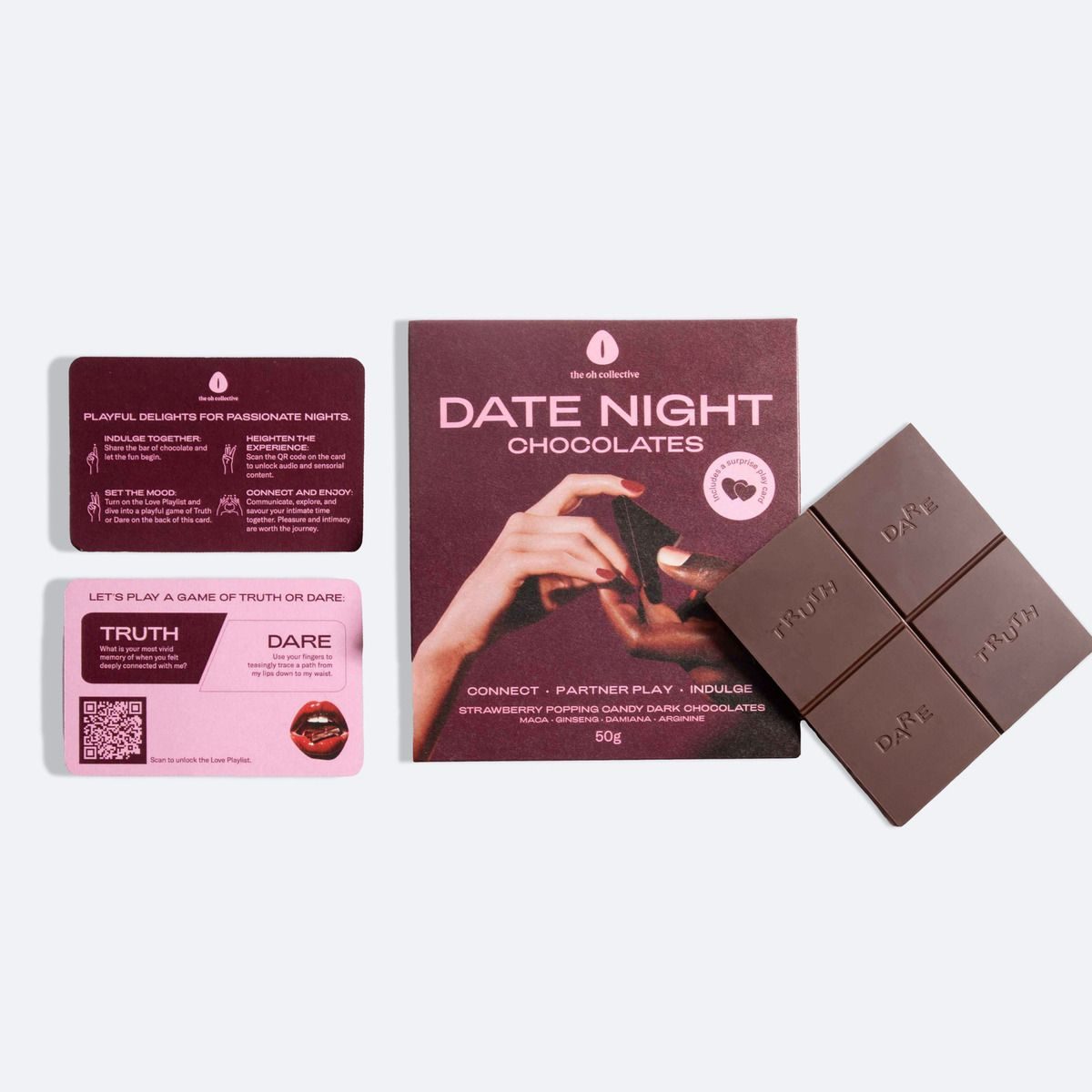 The Oh Collective – Date Night Chocolates – Met Maca & G - afbeelding 9