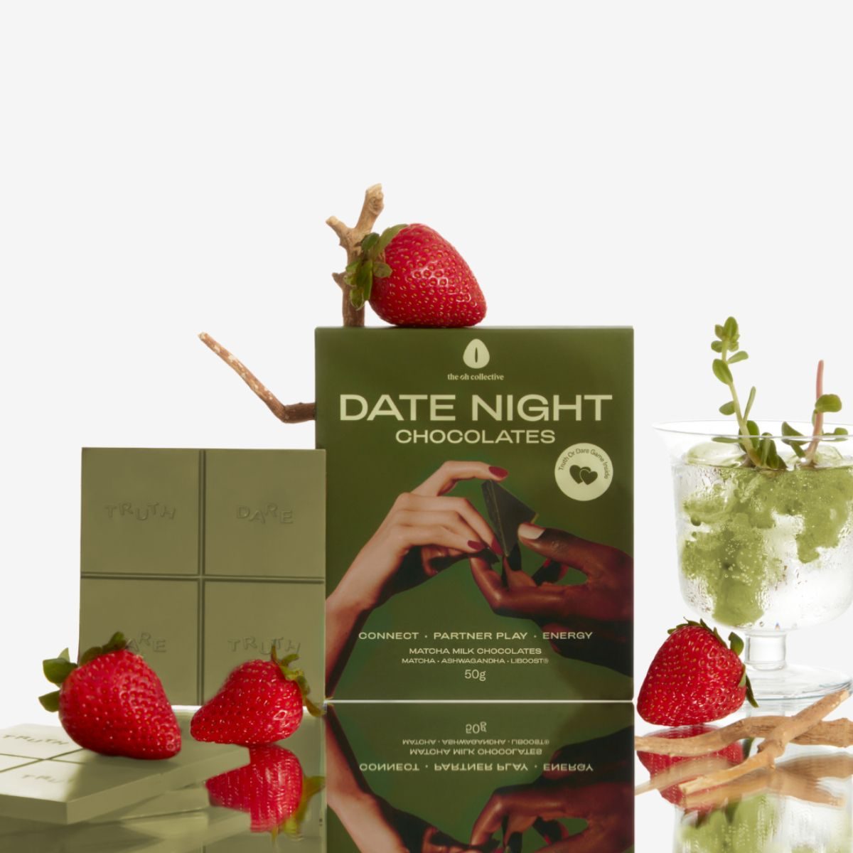 The Oh Collective - Date Night Chocolade - Matcha - afbeelding 4