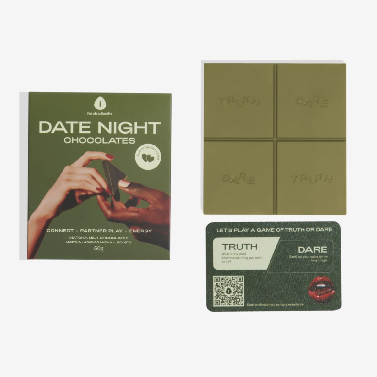 The Oh Collective - Date Night Chocolade - Matcha - afbeelding 2