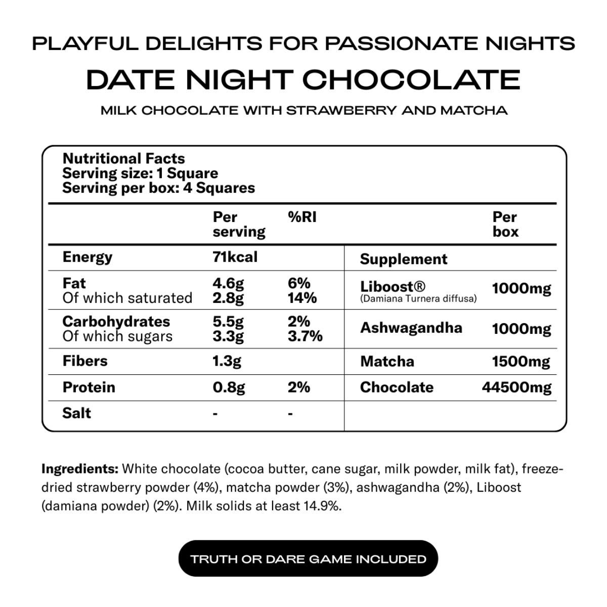 The Oh Collective - Date Night Chocolade - Matcha - afbeelding 5