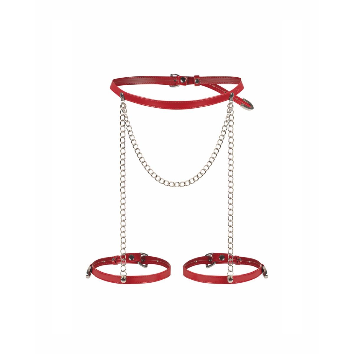 Obsessive - Inferro Harness Bottom - Rood - afbeelding 7