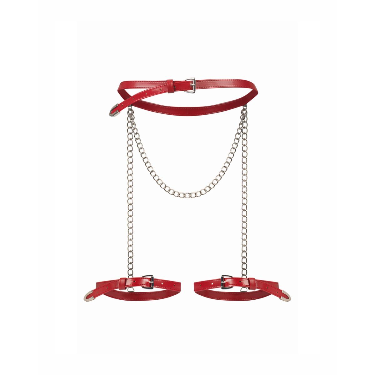 Obsessive - Inferro Harness Bottom - Rood - afbeelding 8