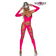 Gogo jumpsuit en vingerhandschoenen roze