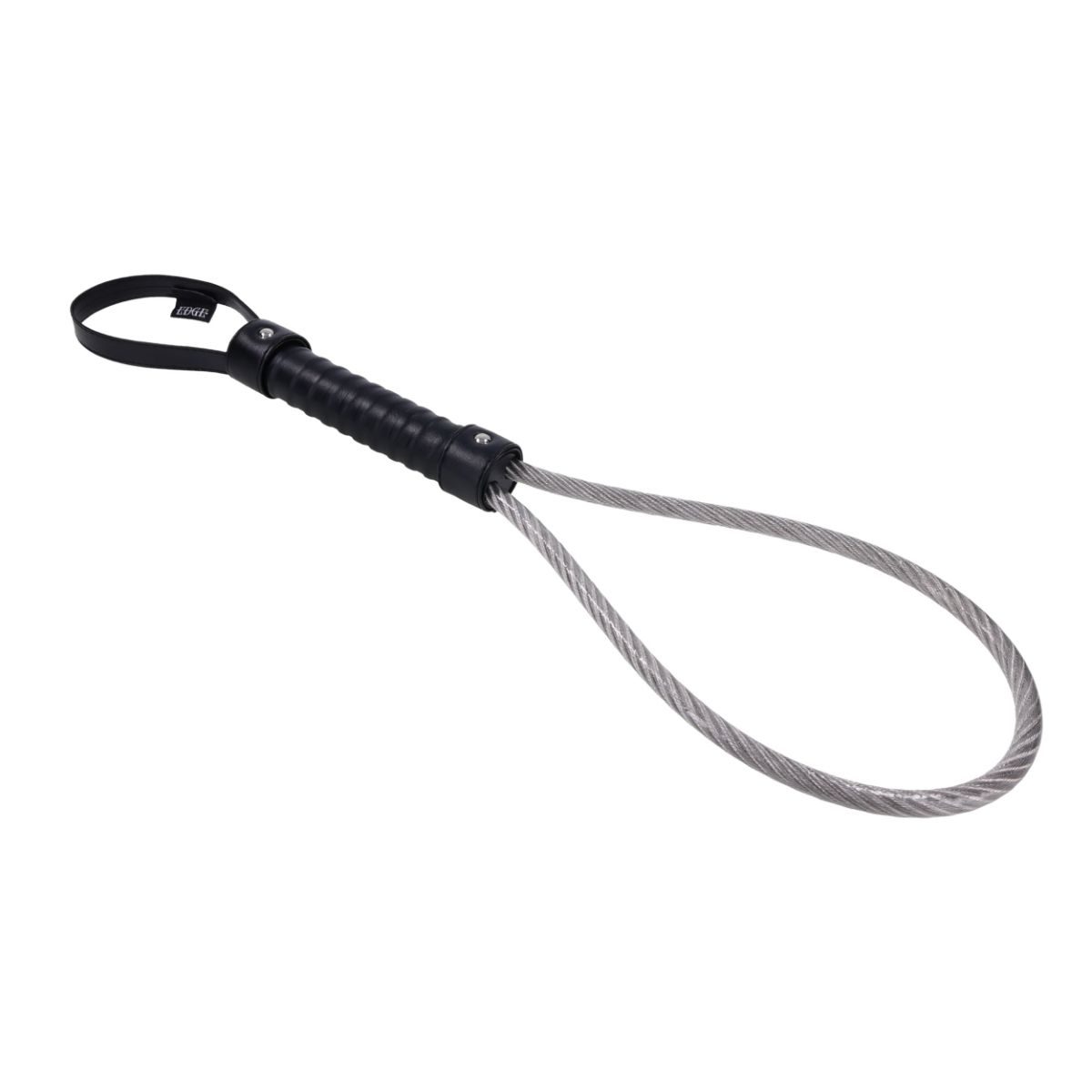 Sportsheets - Edge Metal Loop Spanker - Zwart - afbeelding 4
