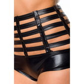 Wetlook Set met high waist slip