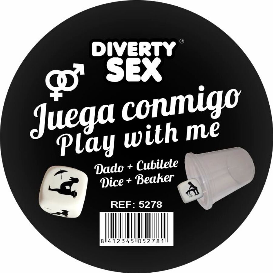 Diablo Picante - Witte Harde Dobbelstenen Met Posities En Dubbel