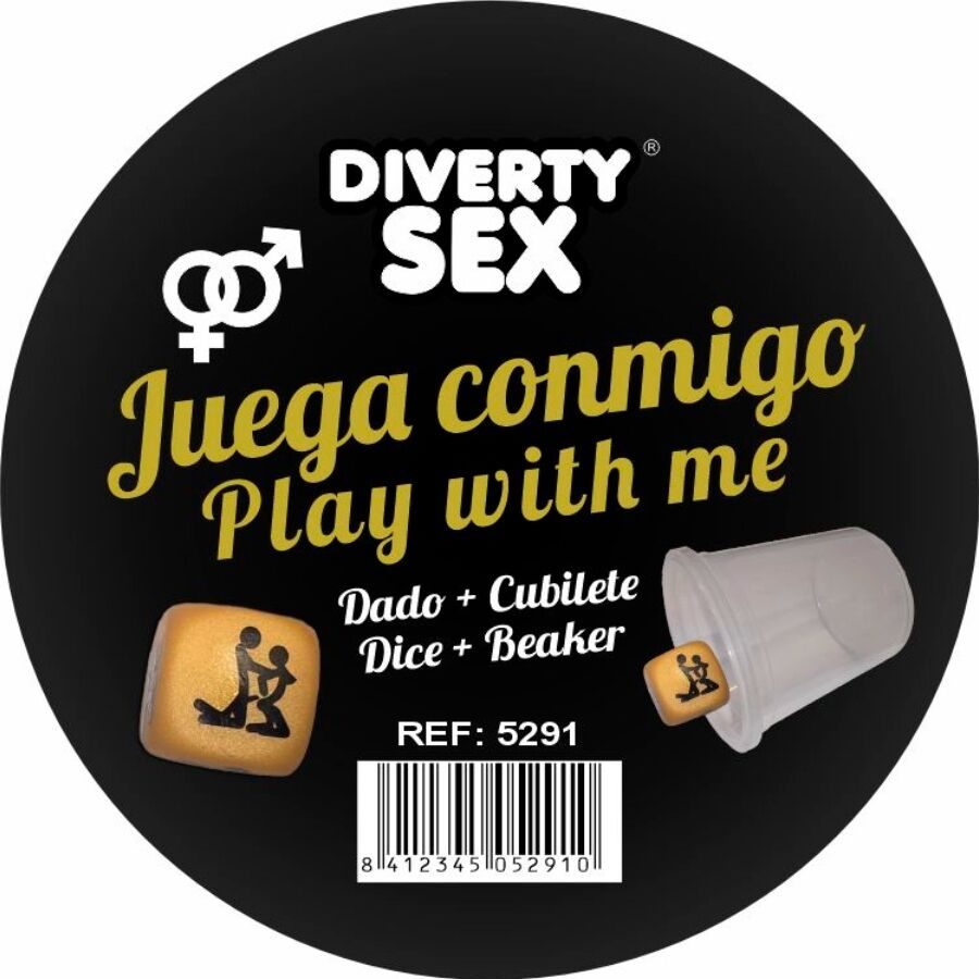 Diablo Picante - Gouden Harde Dobbelstenen Met Posities En Dubbel