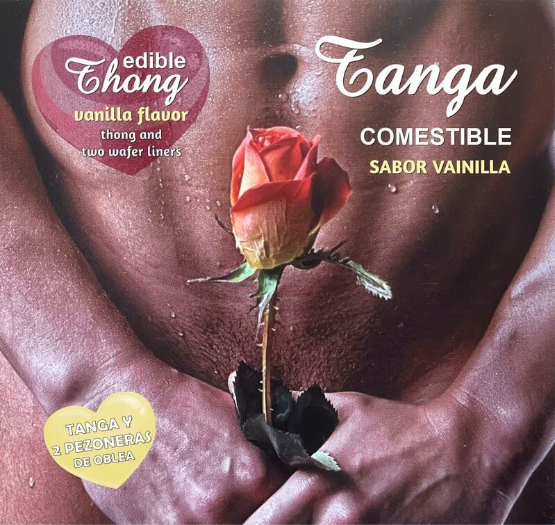 HOTFLOWERS - STRONG + 2 TEPEL VANILLE WAFER MANNEN /es/pt/en/fr/it/