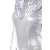 Bodyset metallic look zilver