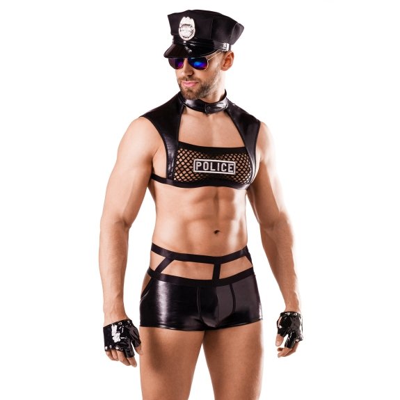 Politieagent kostuum roleplay man