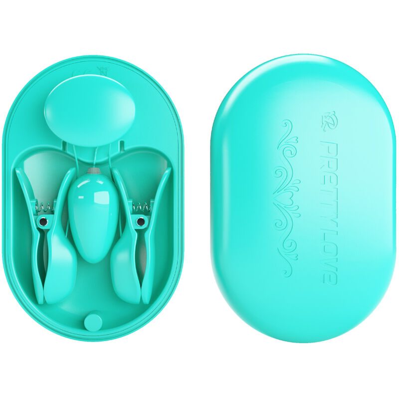Pretty Love - Verrassingsdoos Elektrostimulatieklemmen Blauw - afbeelding 3