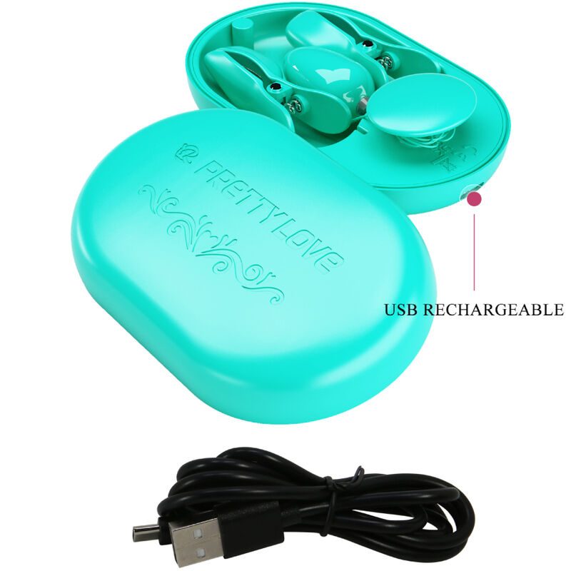 Pretty Love - Verrassingsdoos Elektrostimulatieklemmen Blauw - afbeelding 6