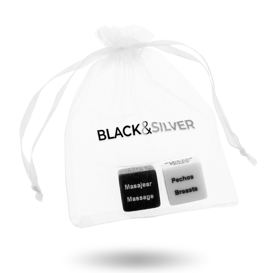 Black&silver - Dobbelstenen Voor Stellen En/Es - afbeelding 4