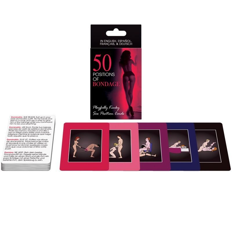 Kheper Games - Kaarten 50 Bondage Posities