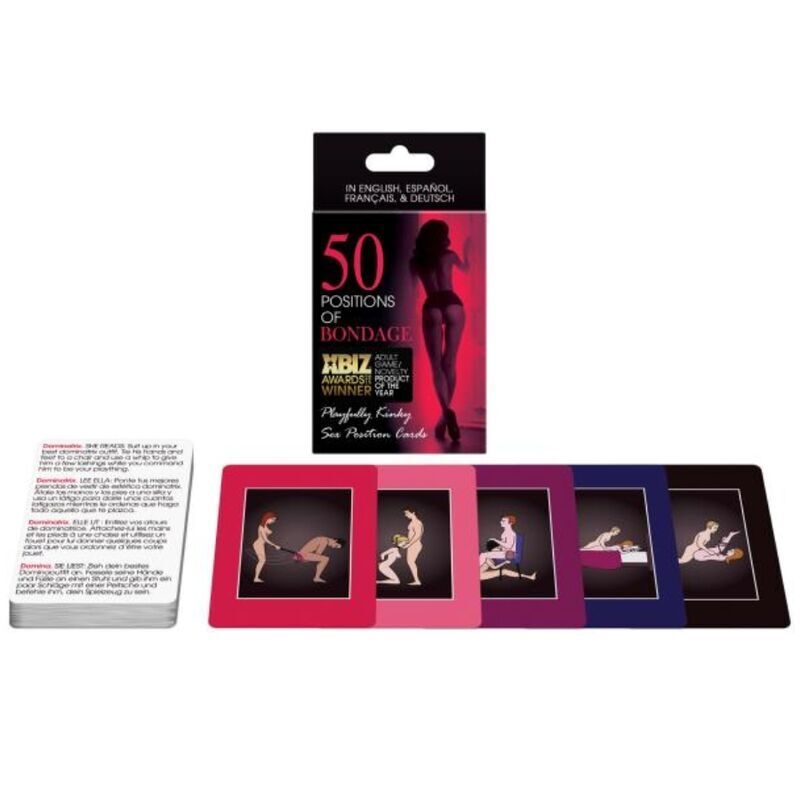 Kheper Games - Kaarten 50 Bondage Posities - afbeelding 2