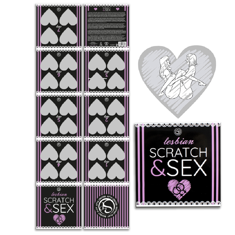 Secretplay - Scratch & Sex Game Voor Stellen Lesbische Standjes (Es/En/Fr/Pt/De) - afbeelding 2