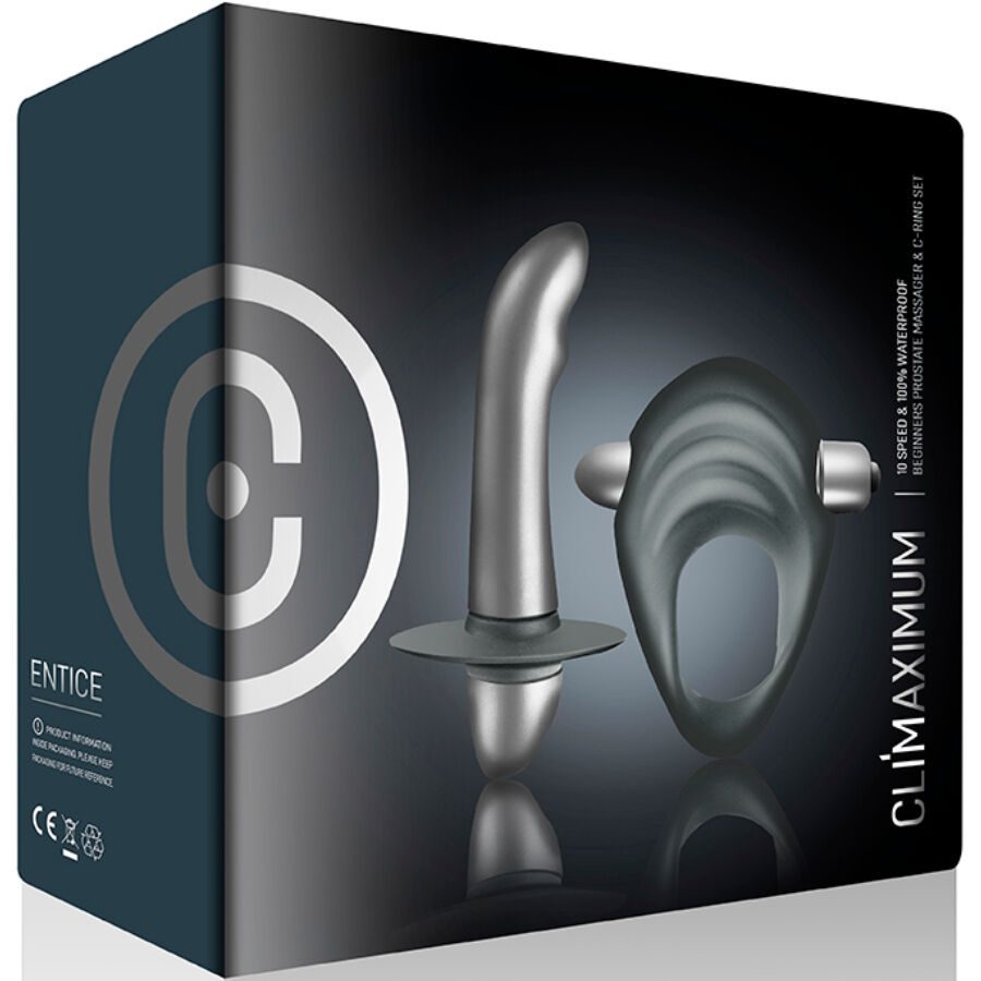 Climaximum - Entice Kit Cock Ring + Prostaat Vibrator Beginners - afbeelding 5