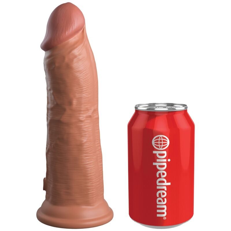 King Cock - Elite Realistische Siliconen Dildo 20,3 cm Karamel