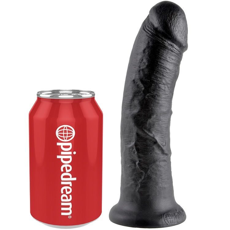King Cock - 8 Dildo Zwart 20,3 cm