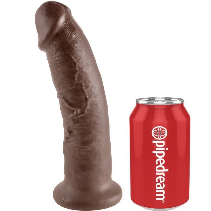 King Cock - 9 Dildo Bruin 22,9 cm