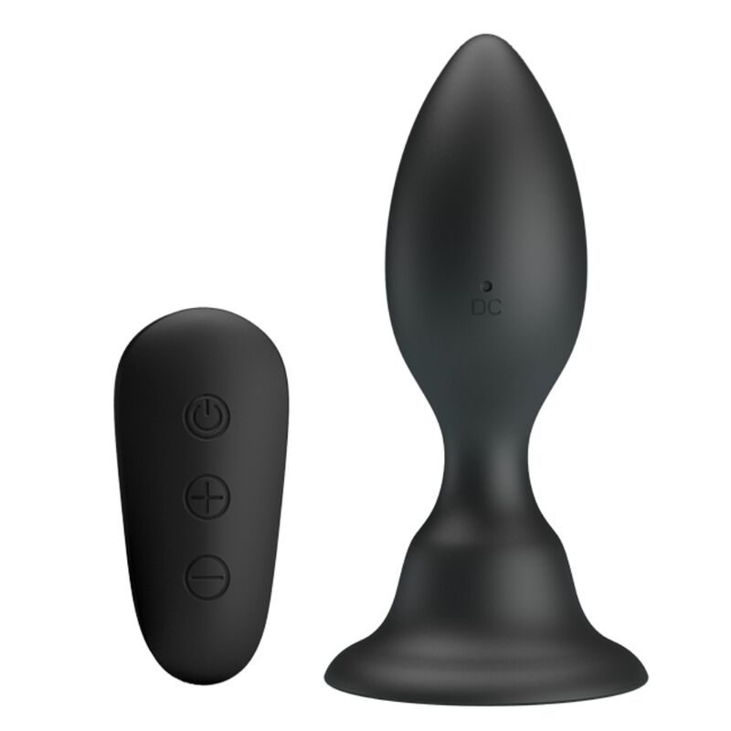 Mr Play - Zwarte Vibrerende Anale Plug Met Afstandsbediening